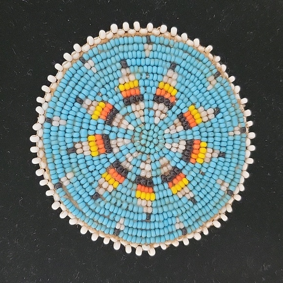 Multi color Beaded Pin - Picture 1 of 2